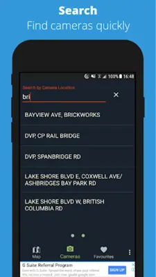 Toronto Traffic Cameras android App screenshot 2